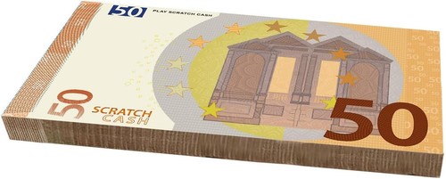 100 banconote finte - finte, 50€