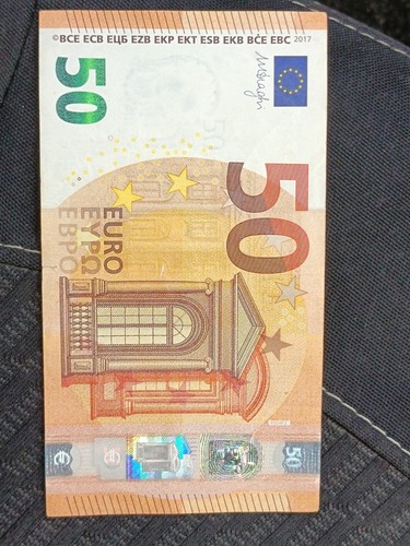 Banconota euro firmata - banconota, da