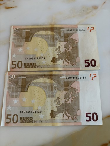 Banconota euro del - 50, euro,