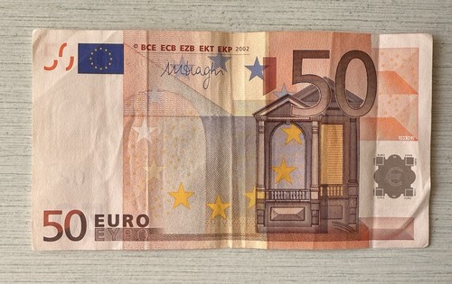Banconote euro mario - da, 50