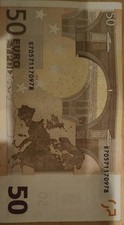 Banconota 50 euro 2002 firmata