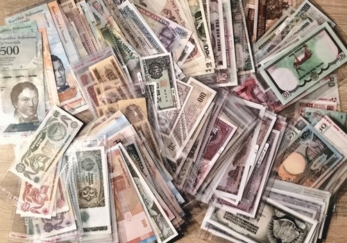 Banconote mondiali partire - mondiali,