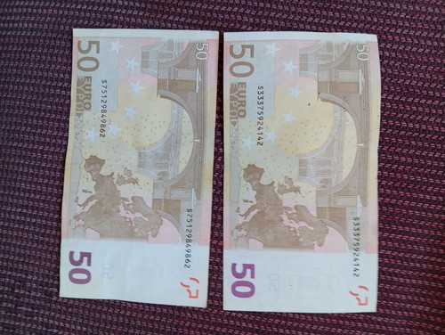 Lotto banconote 50 euro - lotto, 2