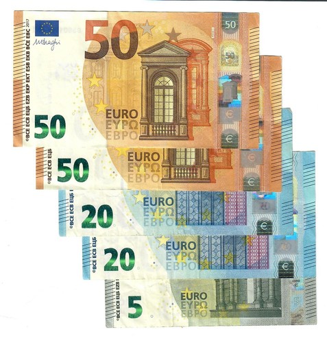 Banconote 145 euro - da,