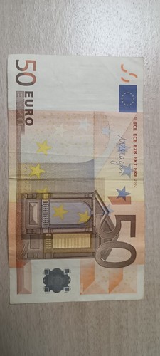Banconota euro firma - da,