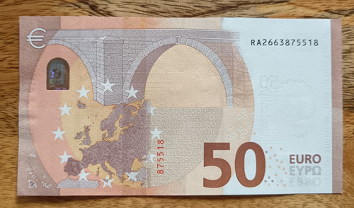 Euro euros banknote 2017 - banknote,