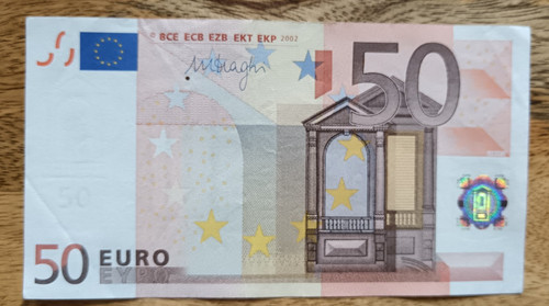 Euro euros banknote 2002 s - euros,